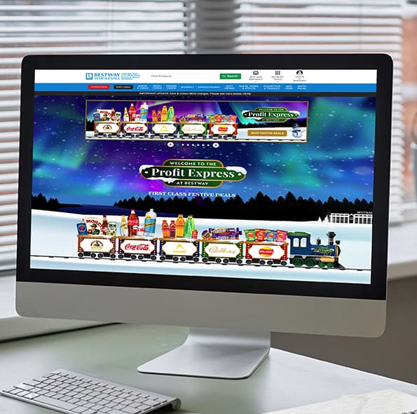 Bestway Wholesale website on computer screen